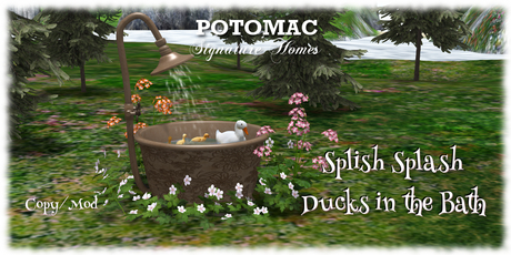 Second Life Marketplace - Splish Splash Ducks in the Bath